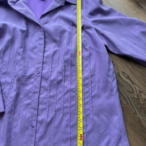 Talbots‎ Purple Button up Shacket - Picture 6 of 10